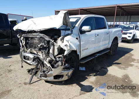 2017 Nissan Titan Sl из США, поврежденный, VIN 1N6AA1E63HN514604